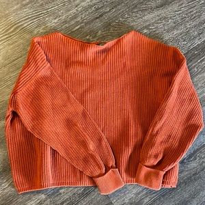 Off the shoulder sweater